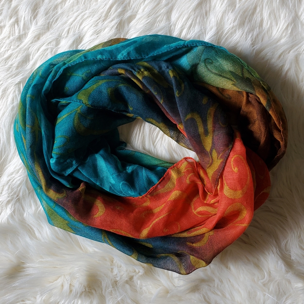 Fall Infinity Scarf - Picture 4 of 4